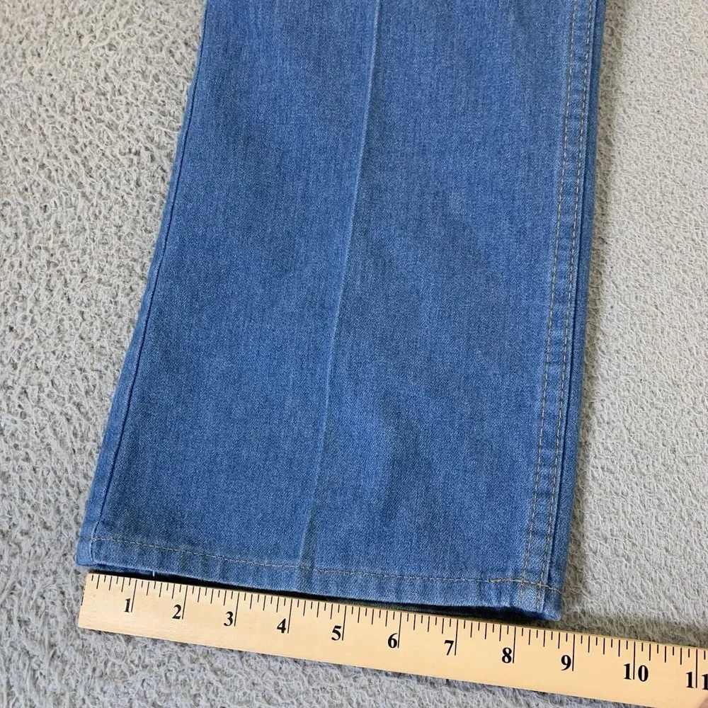 Vintage Levis SF 207 Jeans Mens 34x30 Blue Chambray Denim 80s Era USA Orange Tab